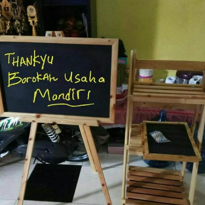 

Stok Sj Papan Tulis Blackboard Plus Tripod Size 60X90Cm