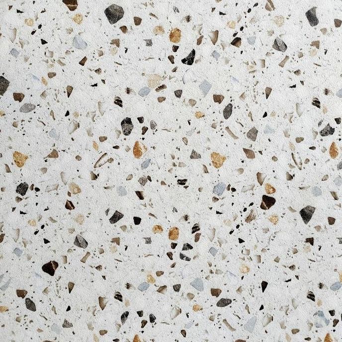 Keramik 50X50 Terazo Cream Matt / Terasso / Bintik Terazzo / Teraso Candy