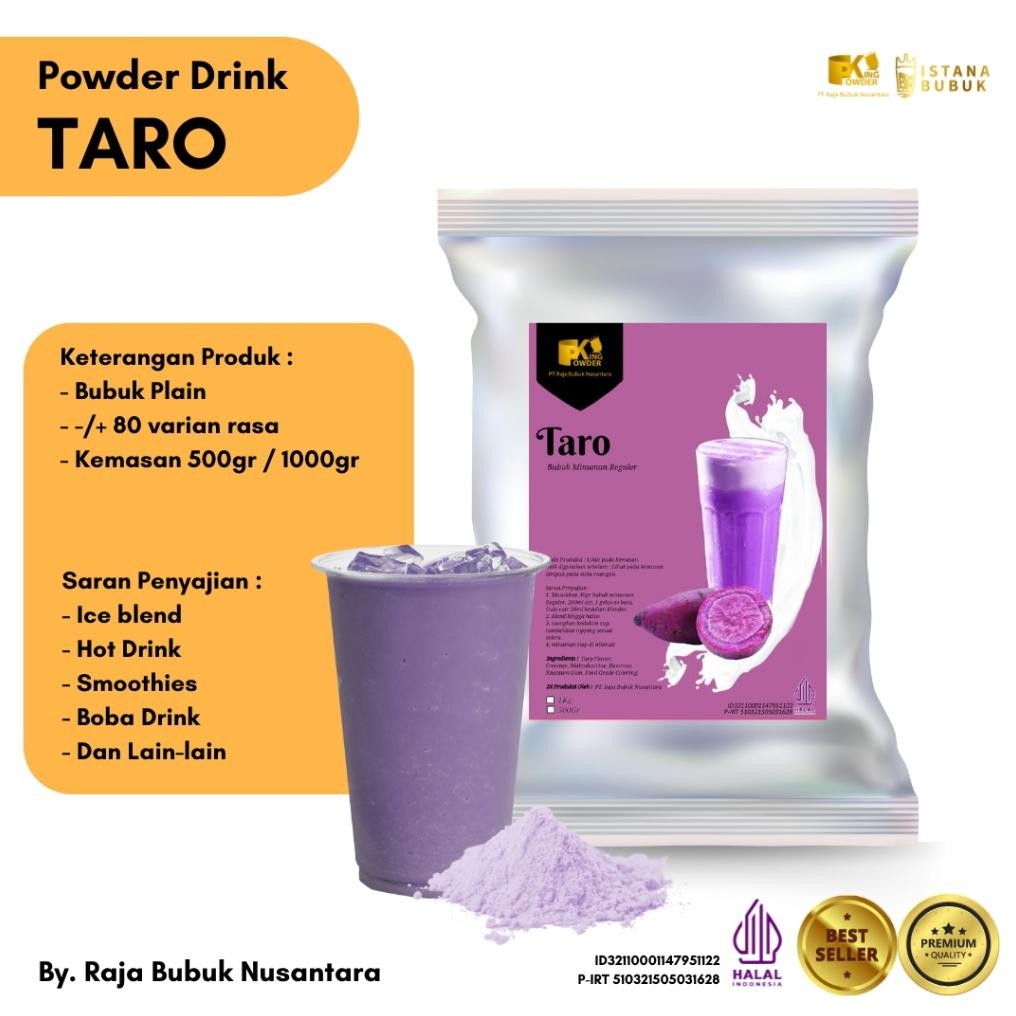 

Bubuk Minuman Taro Bubuk Minuman rasa Taro Serbuk Minuman Taro Powder Drink Taro Nugi