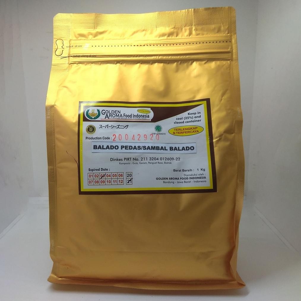 

BUMBU TABUR 1 KG RASA BALADO PEDAS COCOK UNTUK ANEKA SNACK SHIHLIN KENTANG TAHU CRISPY DLL HALAL MUI Nugi