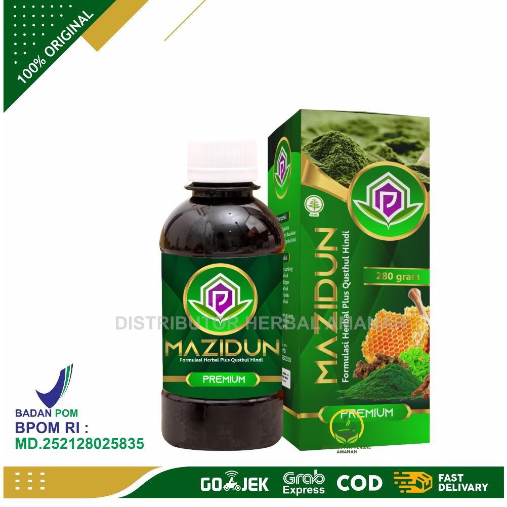 

Mazidun Madu Herbal Lambung, gerd, maag Plus Qusthul Hindi 280 gr Nugi