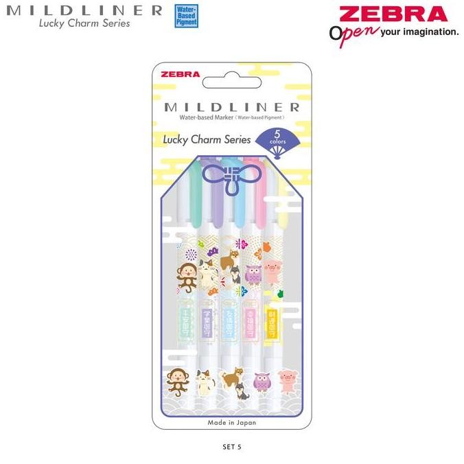 

ZEBRA MILDLINER 05 CHARM ISI 5 PCS - LIMITED EDITION ORIGINAL DAN TERPERCAYA