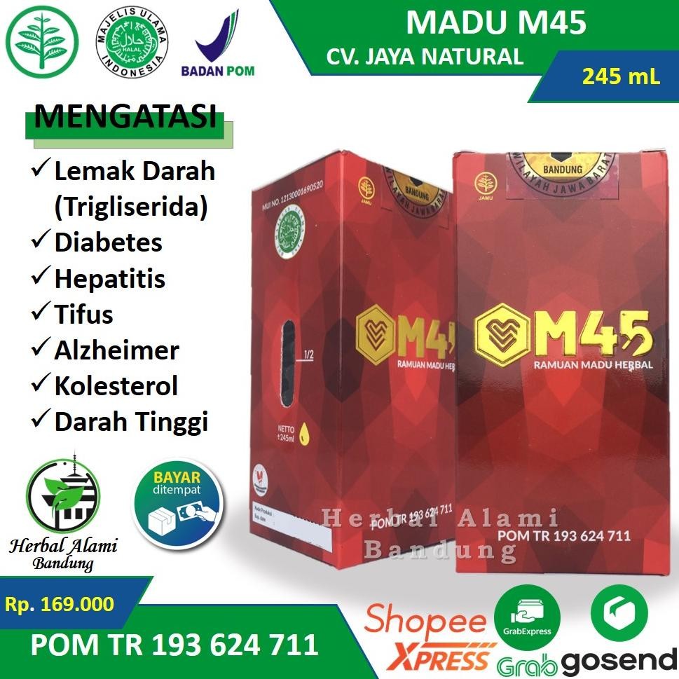 

Madu M45 Herbal Terapi Jantung Kolesterol Darah Tinggi Diabetes Terpercaya | Madu45 Nugi