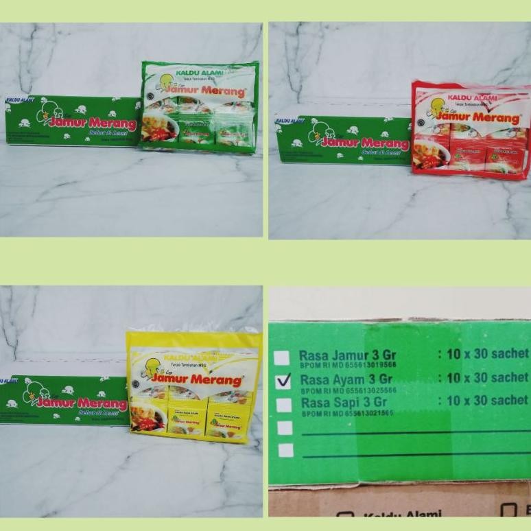 

Rasa Ayam/Sapi/jamur/mix (1Dus), Kaldu alami cap jamur merang Nugi