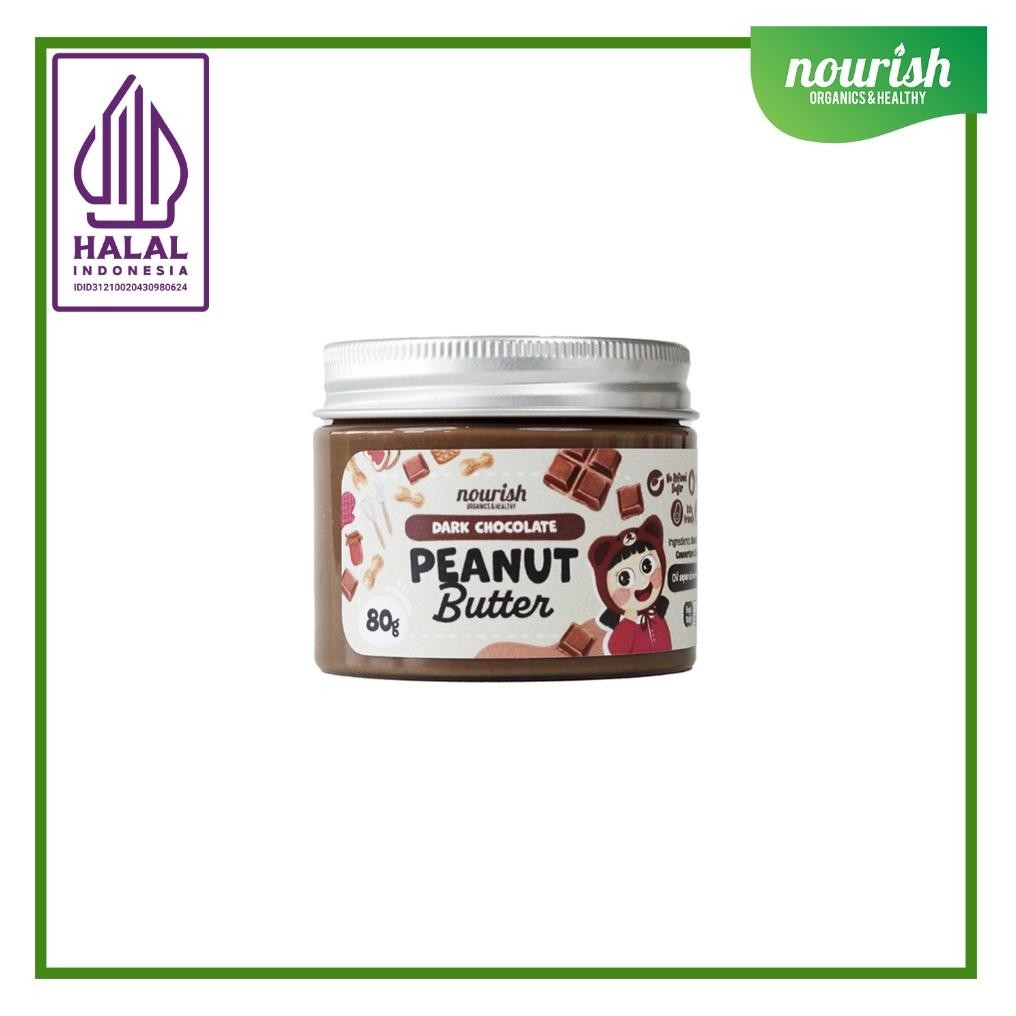 

Nourish Dark Chocolate Peanut Butter - 80 gr Nugi