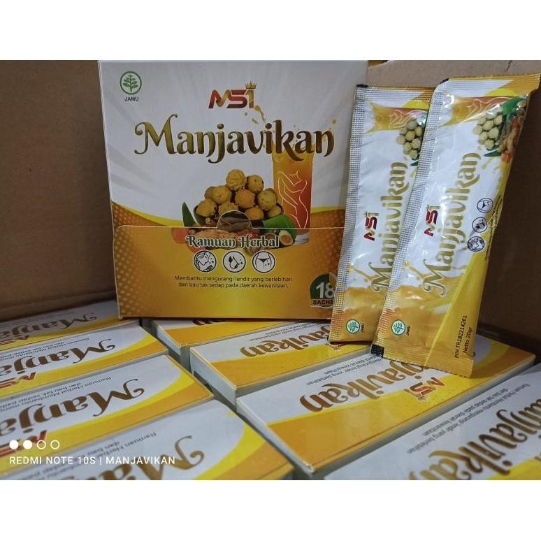 

Manjavikan 1 Box Isi 15 18 Saset Original MSI Manja Vikan Promil 1 Kotak Isi 15 18 Saschet Nugi