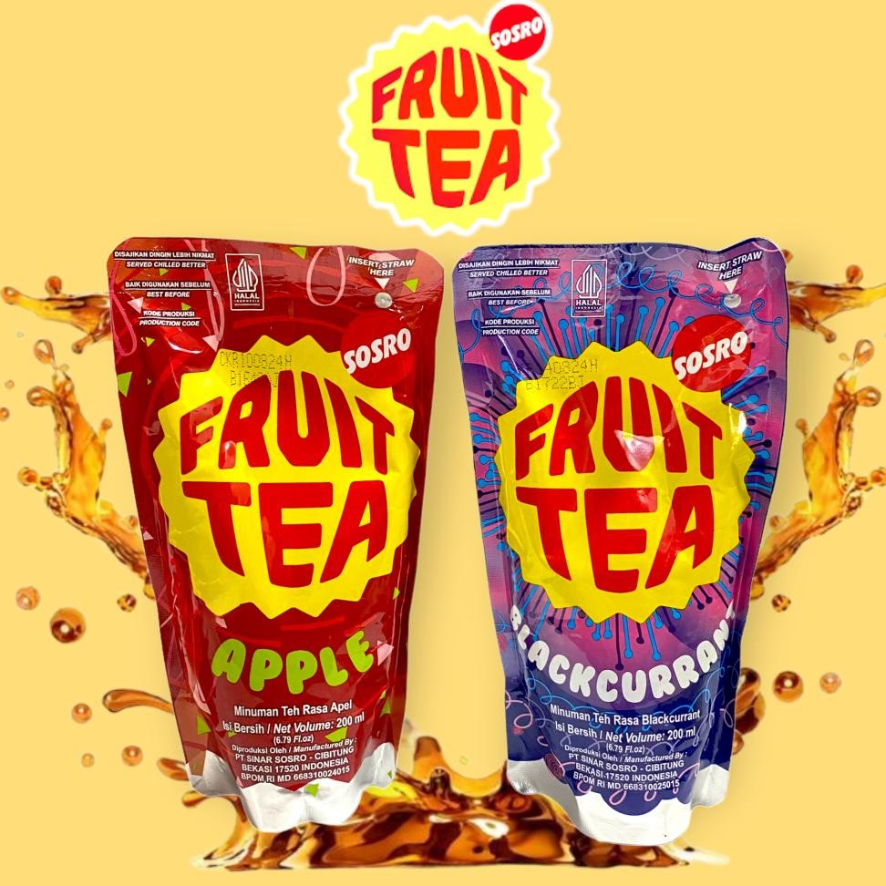 

Fruit Tea Pouch 200ml isi 24 Nugi
