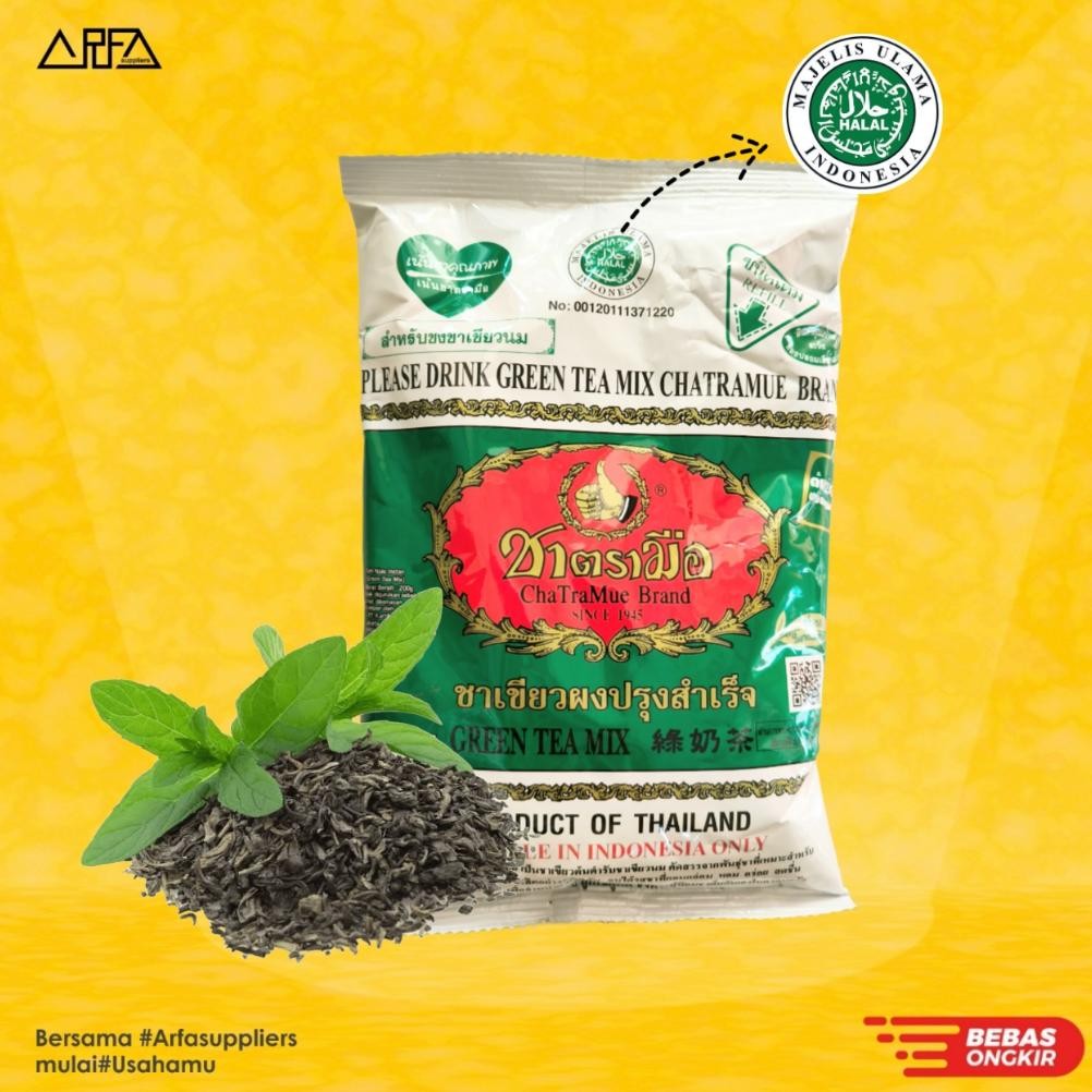 

Green Tea Chatramue 200gr - Serbuk Teh Thai Tea Nugi