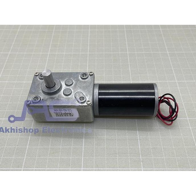 PERMANENT MAGNET WORM GEAR MOTOR DC 4058GW31ZY 12V 5RPM