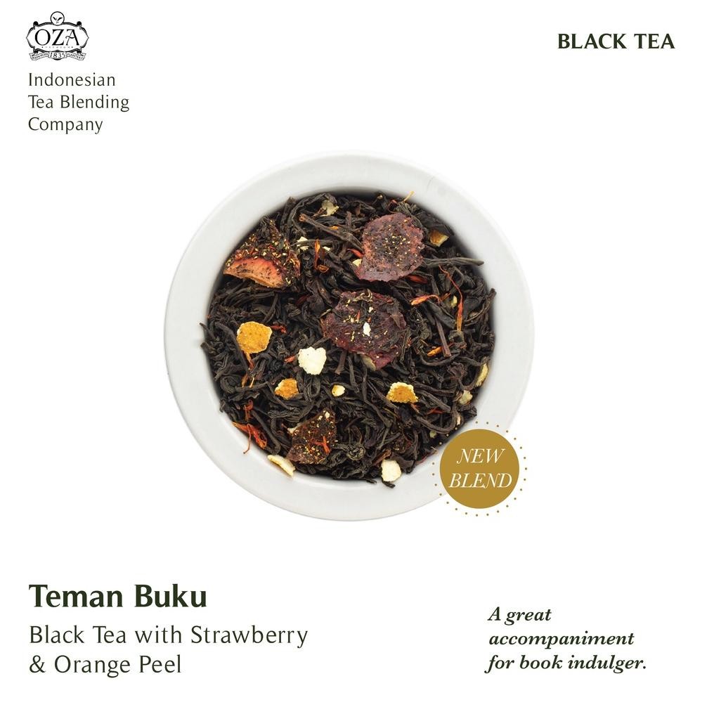 

OZA Tea - Teman Buku | Artisan Tea - Black Tea | Specialty Grade | Teh Premium | 40 gram (20 cups) Nugi