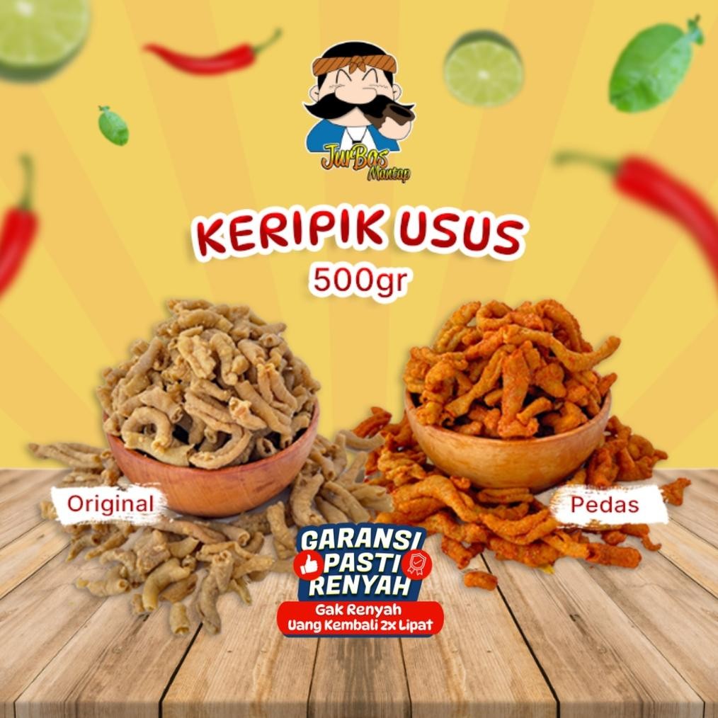 

Keripik Usus 500 gram by Juragan Basreng Nugi