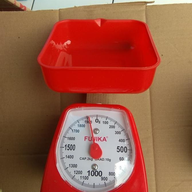 Timbangan Kue Fujika 2Kg/Kitchen Scale 2Kg/Timbangan Kue Merah