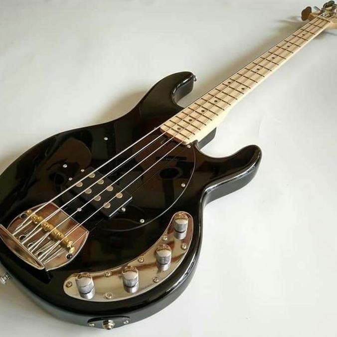 TERBARU BASS ELEKTRIK MUSICMAN ERNIE BALL WARNA HITAM - BASS LISTRIK MURAH & BERKUALITAS
