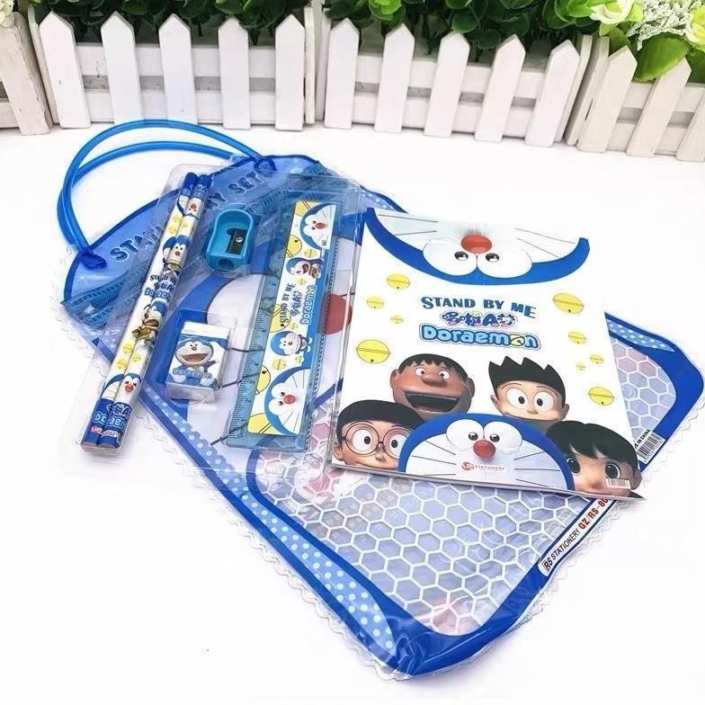 

Tr21 Nice Child Stationery Set 6 In 1 Free Bag Alat Tulis Anak Sekolah Buku Pulpen Penghapus Pengaris Tr21