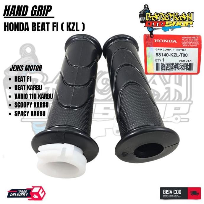BARU HANDGRIP SELONGSONG GAS BEAT F1, VARIO 110, SCOOPY, SPACY KARBU - HANDFAT GAS MOTOR
