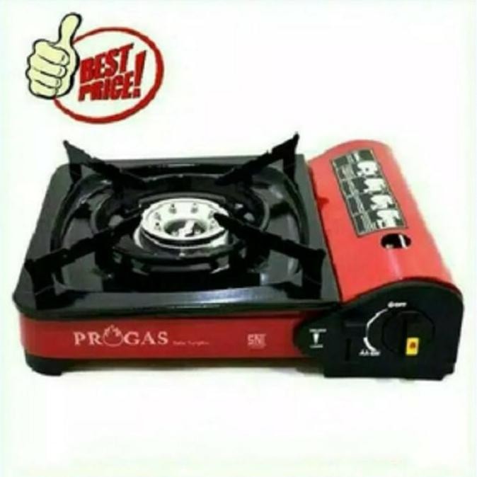 Kompor Portable Progas U/Gas Kaleng Dan Gas 3 Kg /12 Kg Sni
