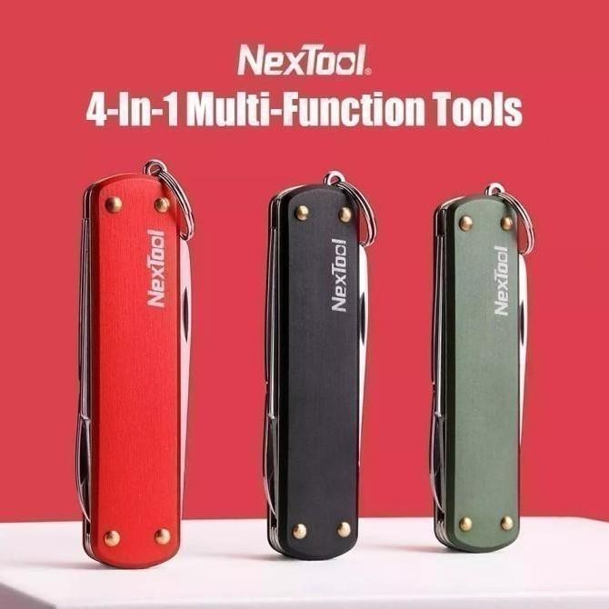 Nextool Kt5026B - Pisau Lipat 4-In-1 Edc Tool Multifungsi
