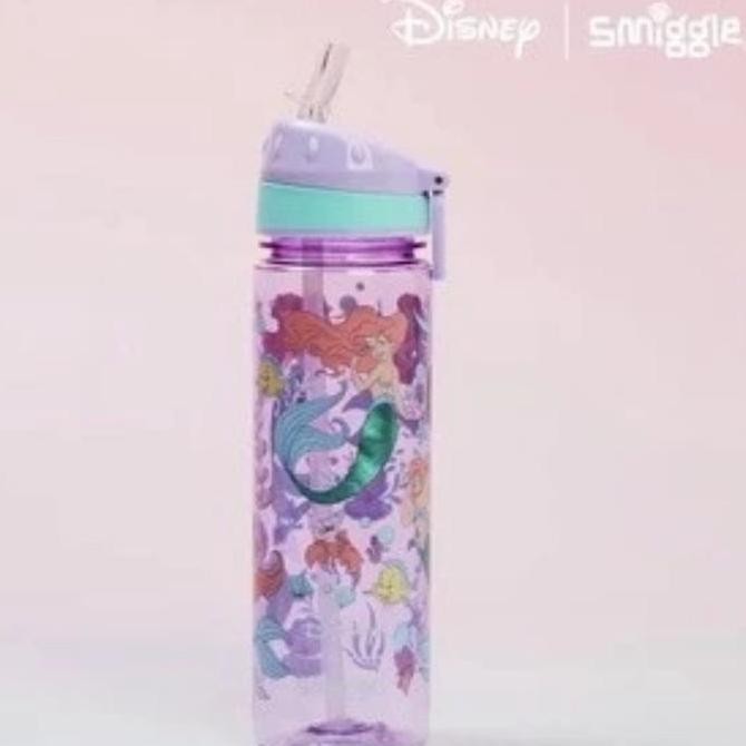 UNGGULAN shopee Botol Minum Smiggle Ariel Mermaid/ Smiggle ink bottle/ kado