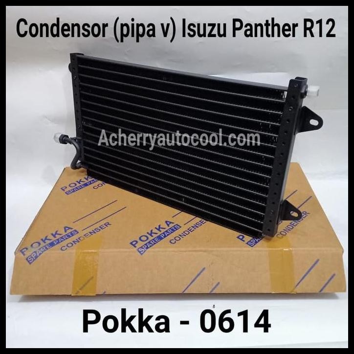 DISKON CONDENSOR KONDENSOR RADIATOR AC MOBIL (PIPA V) ISUZU PANTHER R12 