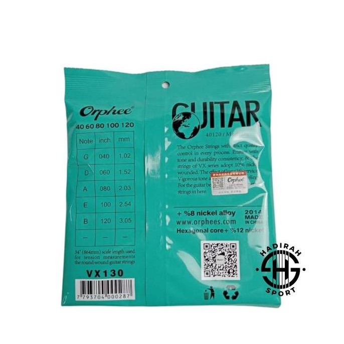 Senar Orphee Vx130 Senar Bass 5 040 -120 String Bass Vx 130 Bass 5
