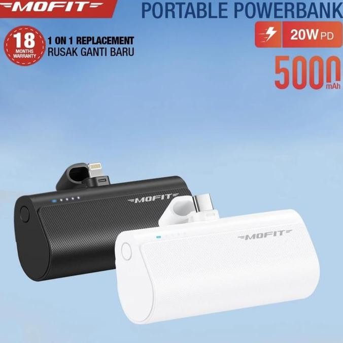 Sale Powerbank Mofit Mini 5000Mah Fast Charging Qc3.0 Quick Charger