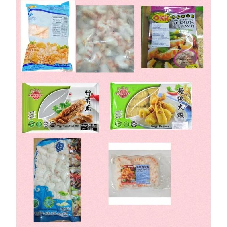 

OKK Udang Shrimp Sambal Udang Lumpia Udang Yuba Maki Roll Everbest Veg