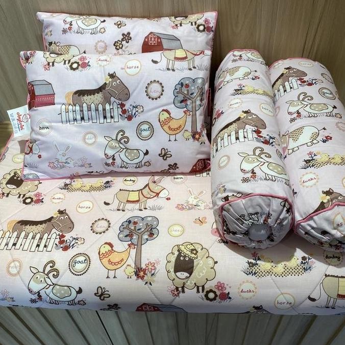 Obayito Matras Kasur Bayi Set Bantal Guling
