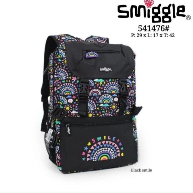 Tas Smiggle Better Together Smile Foldover Backpack/ Tas Ransel/Hadiah