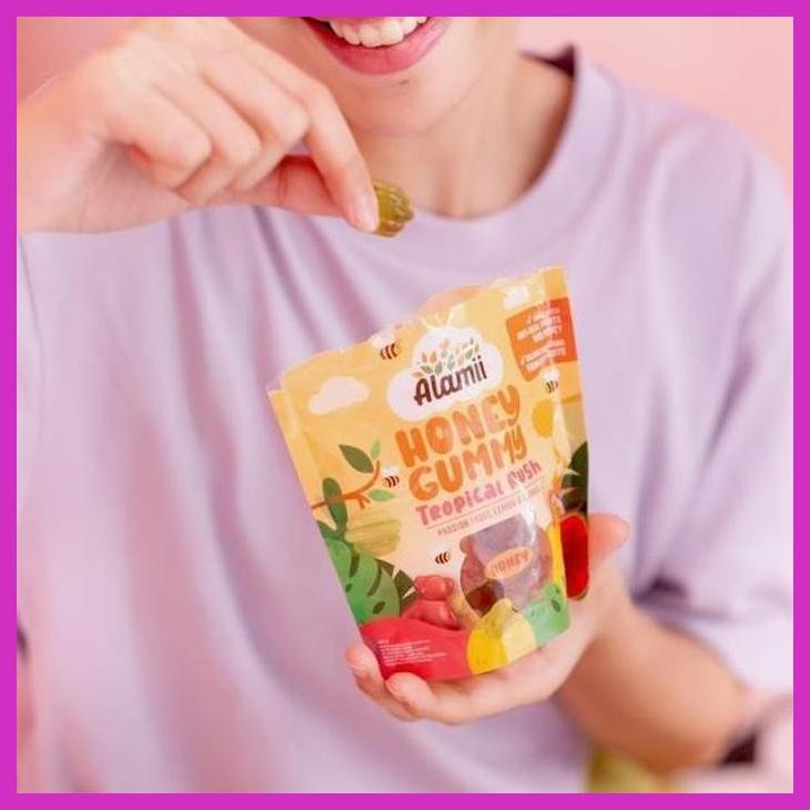 

DISCOUNT ALAMII HONEY GUMMY 40G - PERMEN JELLY MADU PREMIUM QUALITY FASHION ANAK & BAYI