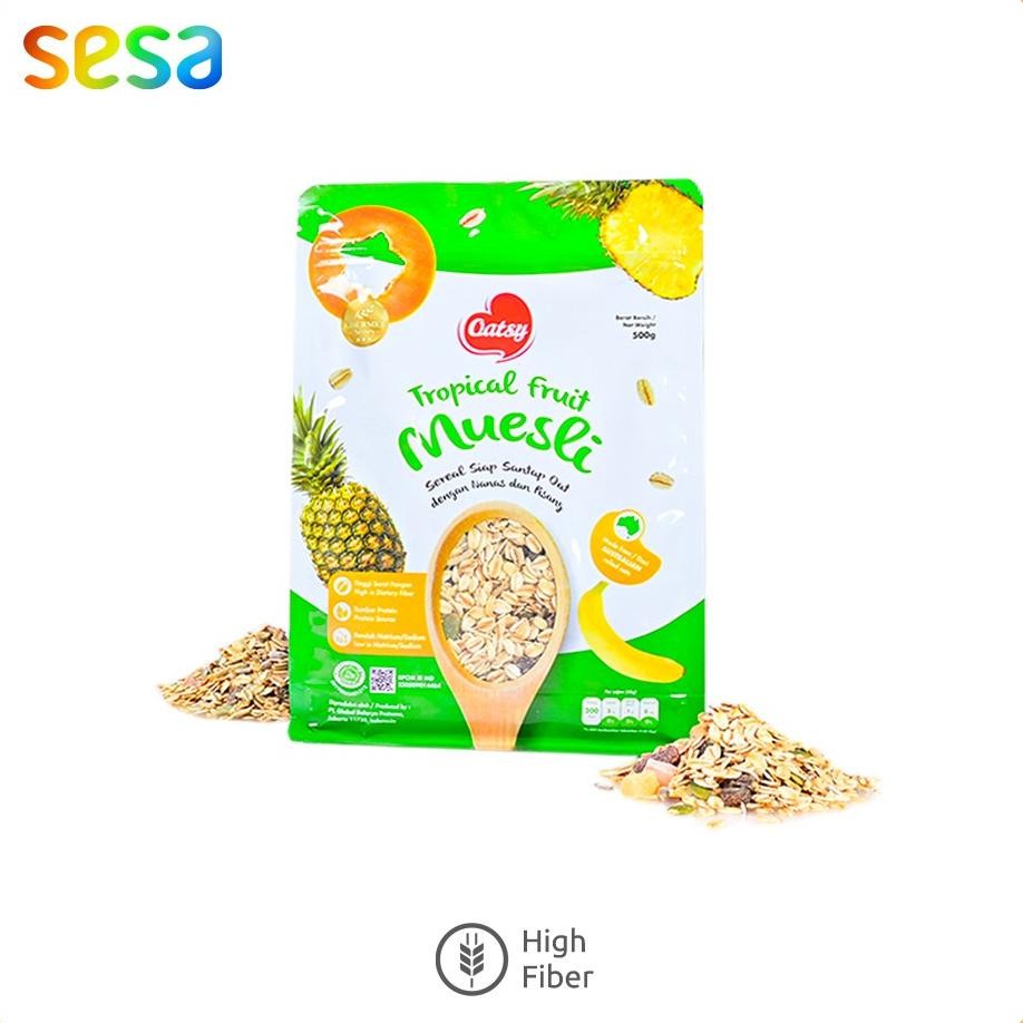 

Oatsy Muesli Tropical Fruit Gr Menu Sarapan