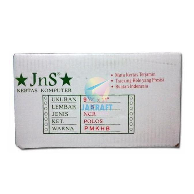 

BEBAS ONGKIR - (1 Box) Kertas Komputer Continuous Form Paper A4 5 Ply K5 9.5" x 11" atau A5 5 Ply Bagi 2 K5/2 9.5" x 11"/2 HVS & NCR