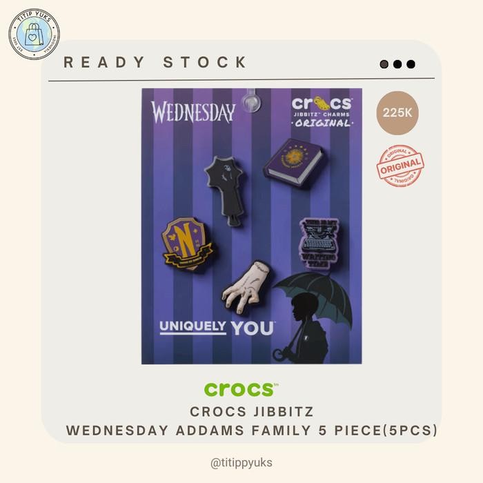 BEST SELLER Jibbitz Crocs Original Wednesday Addams Family