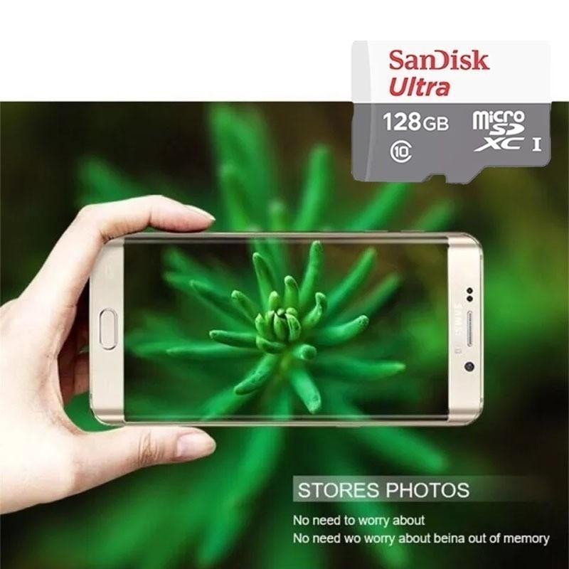 (Cod) Sandisk Ultra Memory Card 256Gb 128Gb 64Gb Sd Card 32Gb 16Gb Micro Sd Card Sdxc Uhs-1