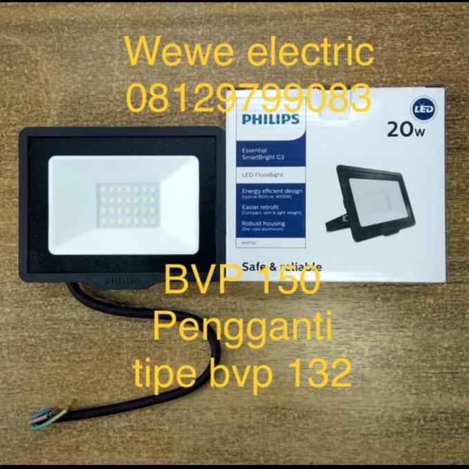 lampu sorot philips 20w 20 watt philips led sorot tembak outdoor 20w