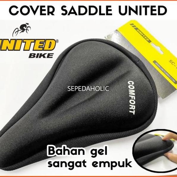 Cover Sarung Jok Sadel Sepeda United Sc 18 Saddle Comfort Gel Empuk