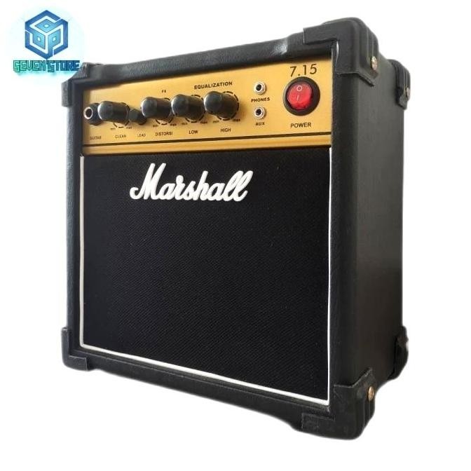 TERMURAH - ampli gitar mini sudah distorsi dan 3 input Amplifier Equalizer Bass