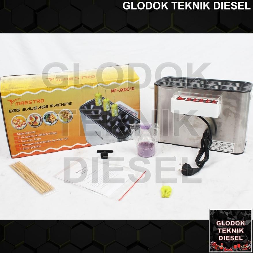 MESIN SOSTEL SOSIS TELUR 10 LUBANG LISTRIK