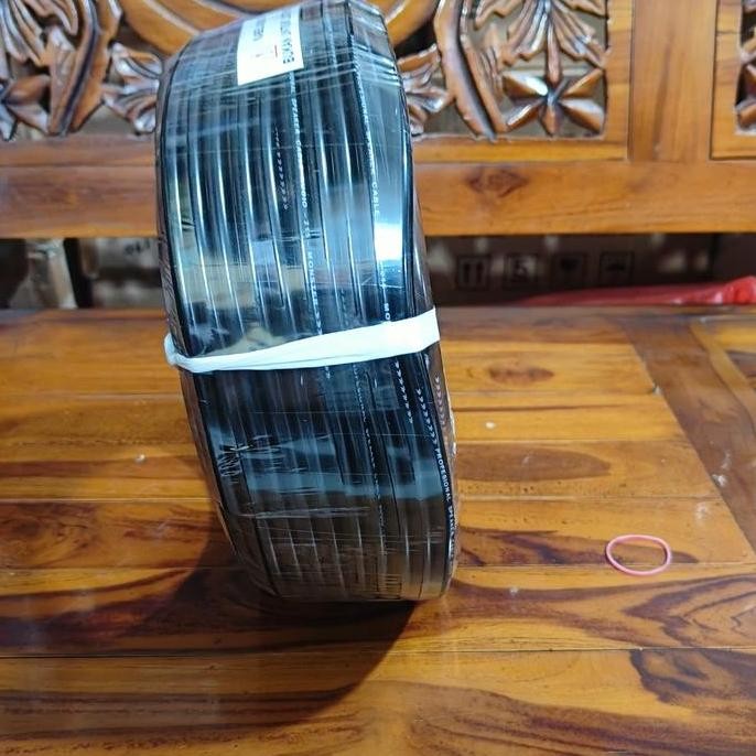 Jevon - (Hitam) Nyy Hyo 2X1.5 Kabel Rambut 2X1.5 Serabut Tebal Harga Per Rol