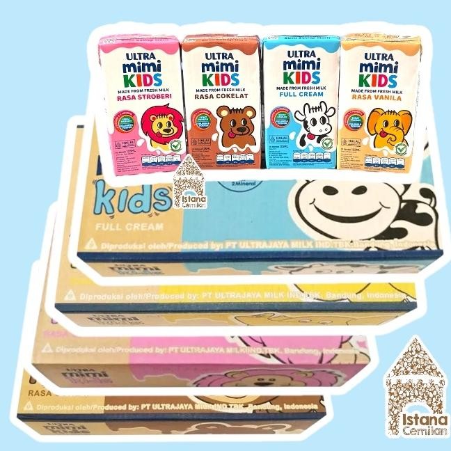 

TERMURAH ! Ultra Susu UHT Kemasan 125Ml (Mimi & Mini) DUS isi 40 pcs Nugi