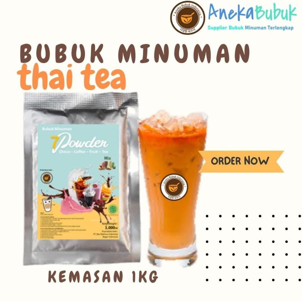 

Bubuk Minuman Thai Tea 1Kg / Thai Tea Powder / Bubuk Thai Tea / Powder Thai tea / Thai tea bubuk Nugi