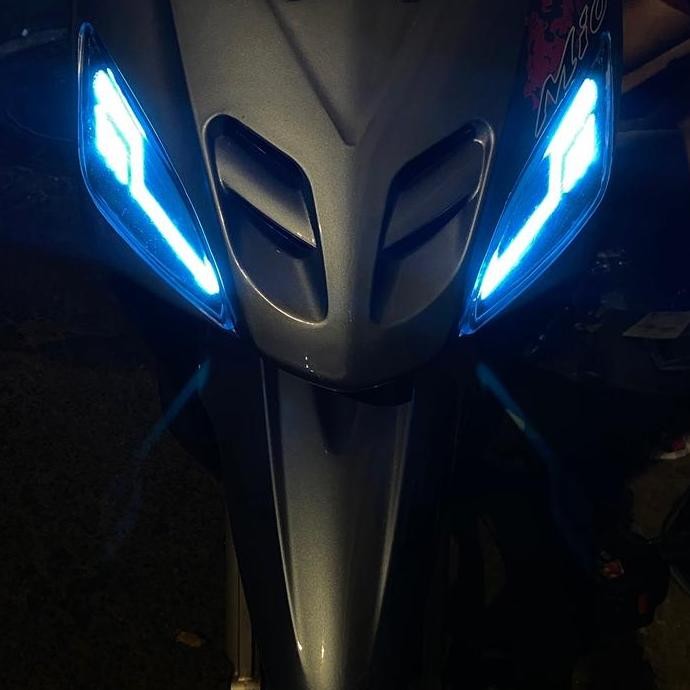 LAMPU DAJJAL LAMPU MOTOR  TERANG LAMPU SEN DEPAN CUSTOM MIO SPORTY