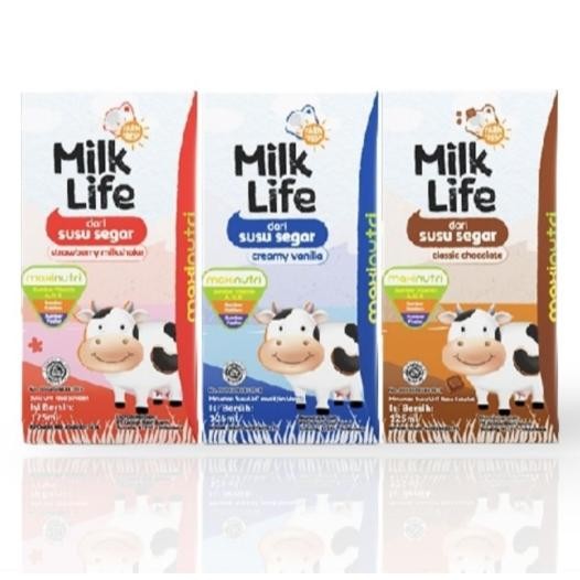 

Susu UHT MILK LIFE Varian Rasa 115ml x 40 pcs (1 Karton) Nugi