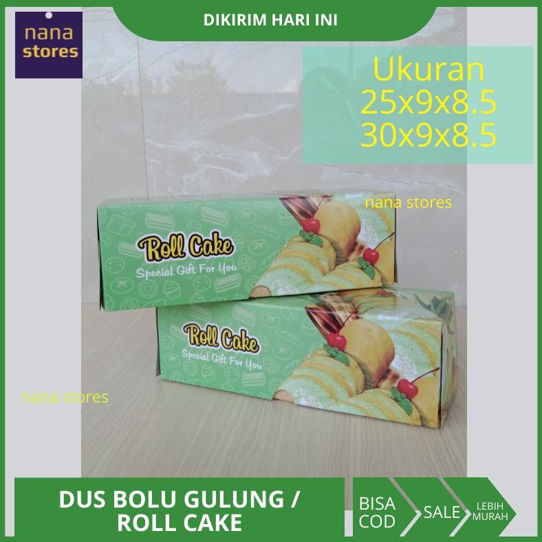 

10 Pcs Dus Bolu Gulung / Roll Cake Nugi