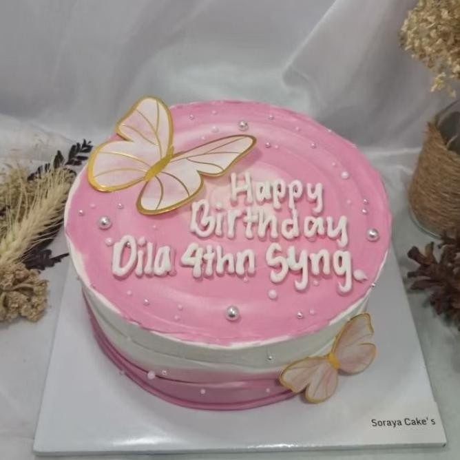 

Korean Cake Diameter 16 cm Birthday Cake Kue Ulang Tahun Nugi