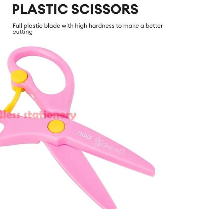 

Deli Gunting Plastik Anak-Anak 130 Mm Safe Plastic Scissors