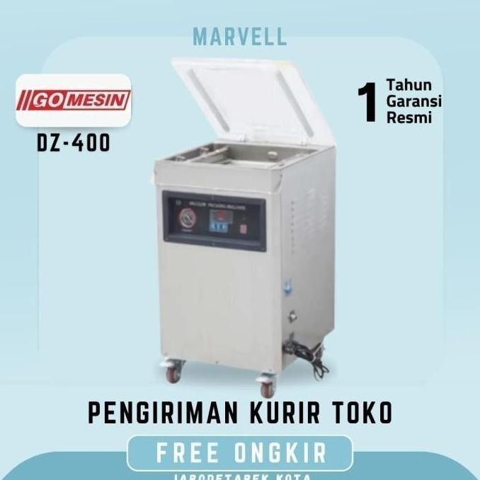 Vacuum Sealer DZ-400-2E / Mesin Vakum Hampa Udara Industri 40cm DZ400