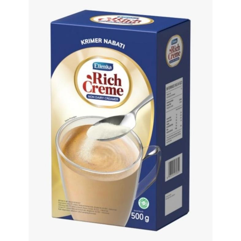 

Ellenka Rich Creme Non Dairy Creamer 500 Gr, Aroma Kopi Lembut Nugi