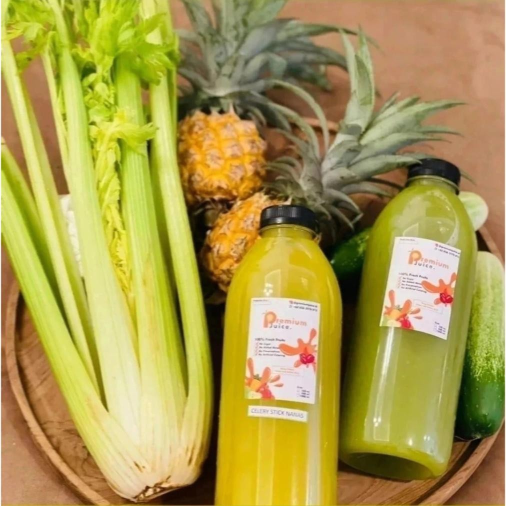 

Pure Celery Stick Mix Fruits Series - Cold Pressed Juice -Murni100% Nugi