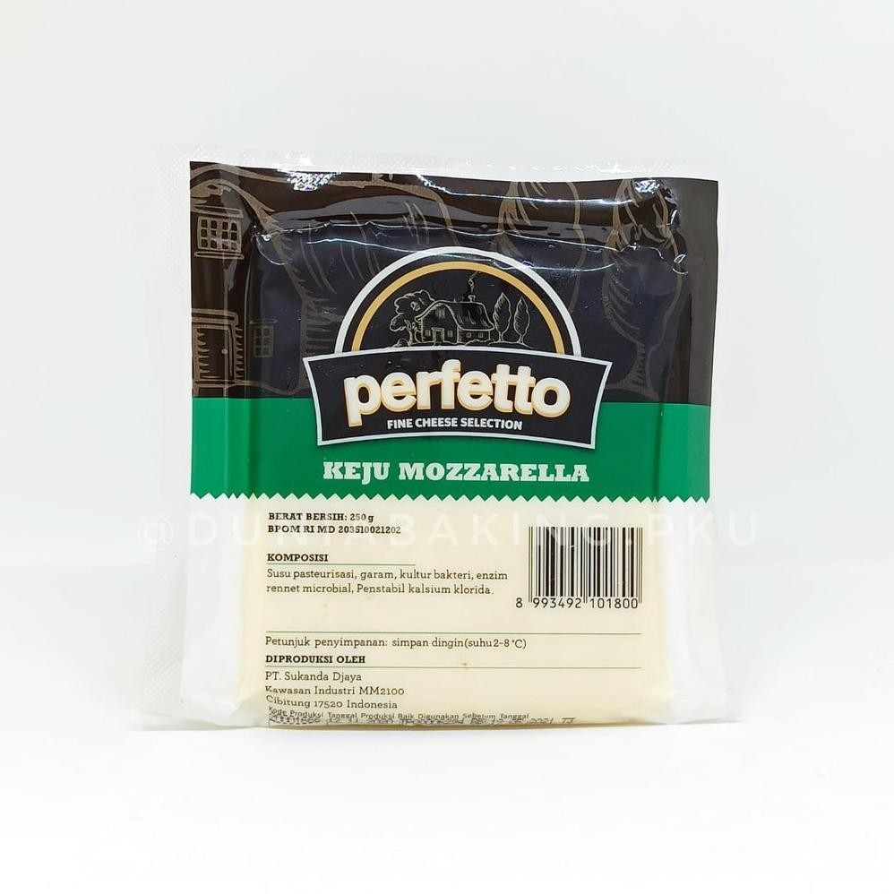 

Keju Mozarella PERFETTO 250 gr - Keju Enak Nugi