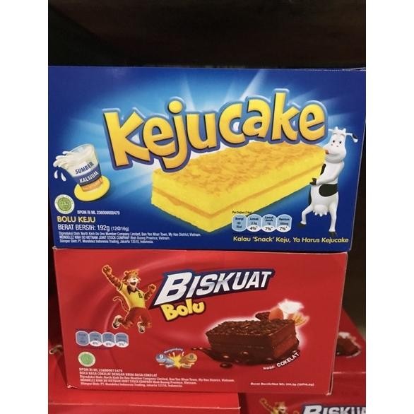 

Keju cake / Biskuat bolu coklat/ Oreo softcake 12pcs Nugi